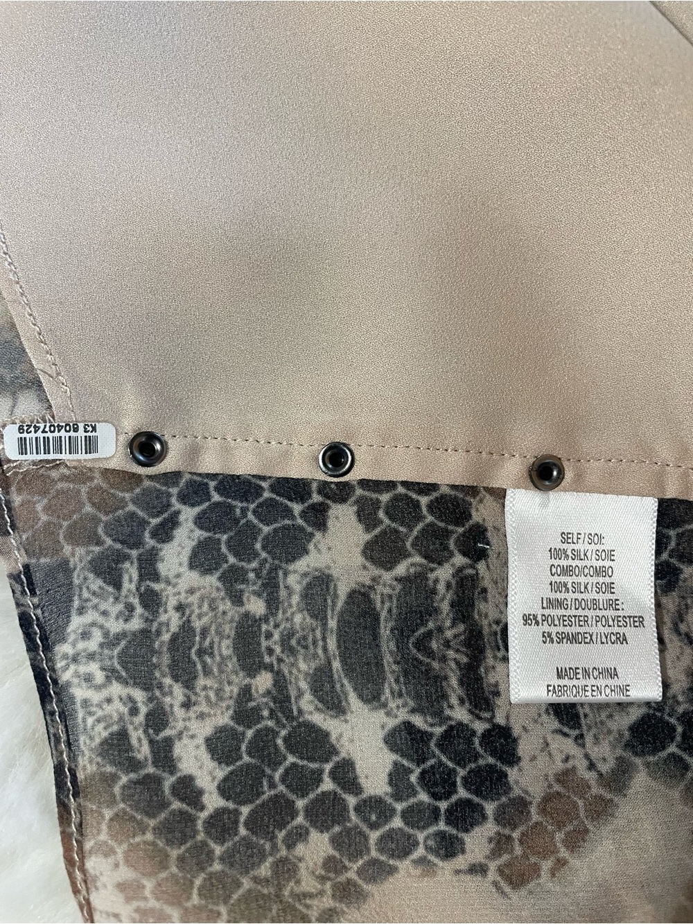 Haute Hippie Snake Print Blouse - Picture 12 of 14